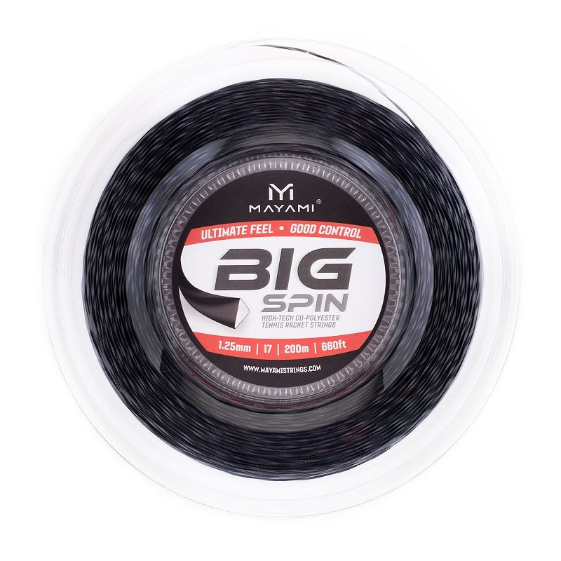 Теннисная струна Mayami Big Spin 1.25 мм обложка Теннисная струна Mayami Big Spin 1.25 мм