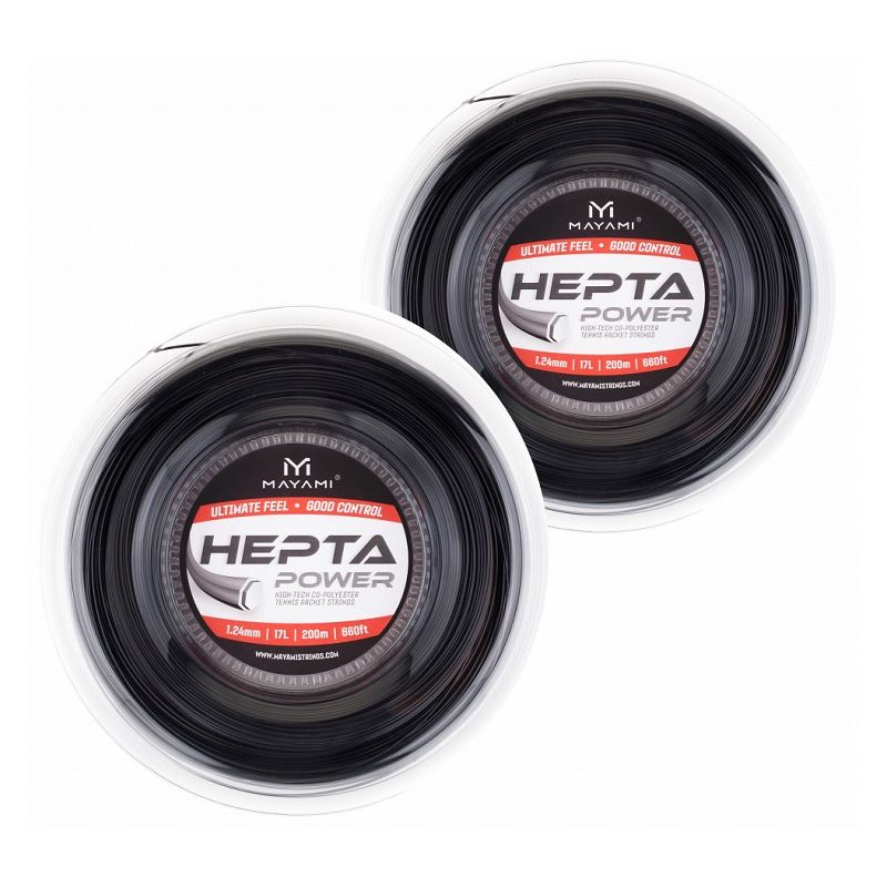 Теннисная струна Mayami Hepta Power 1,24 обложка Теннисная струна Mayami Hepta Power 1,24