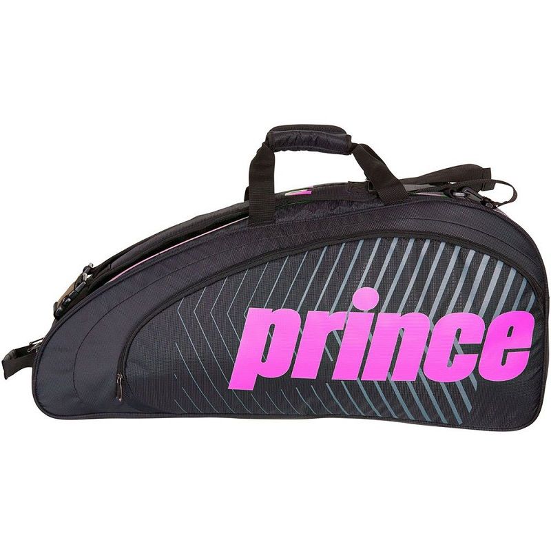 Теннисная сумка Prince Tour Future-6, pink-black обложка Теннисная сумка Prince Tour Future-6, pink-black