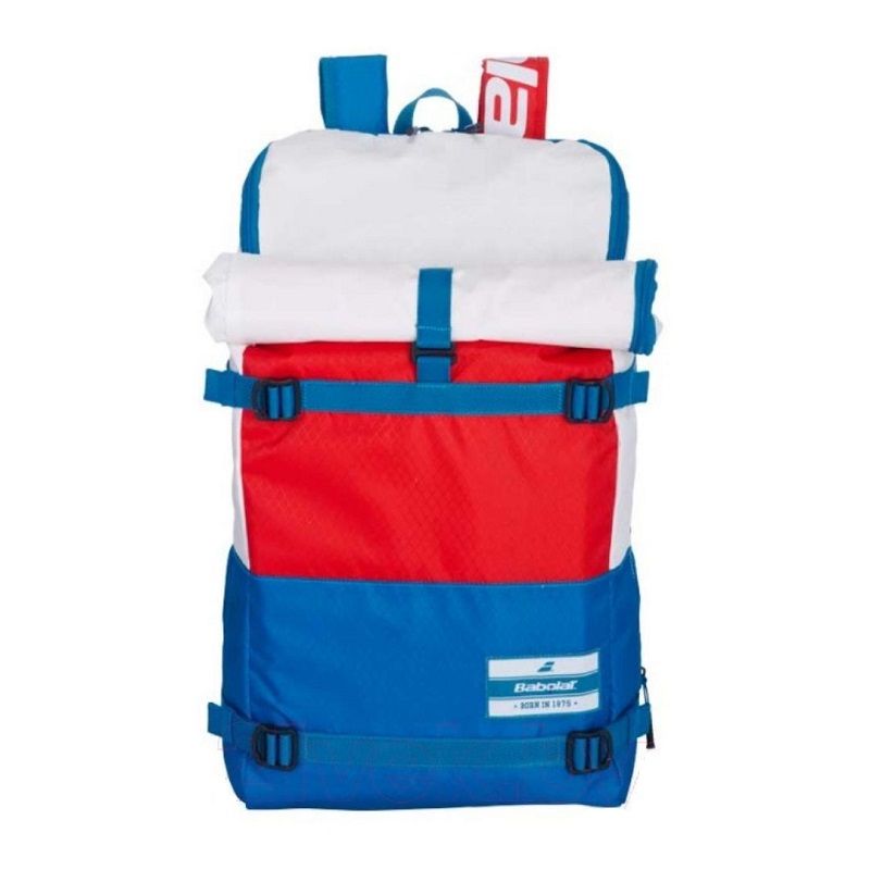 Теннисный рюкзак Babolat Evo 3+3, White/Blue/Red обложка Теннисный рюкзак Babolat Evo 3+3, White/Blue/Red