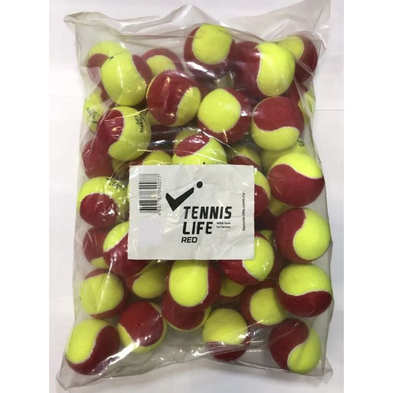 Детские теннисные мячи Tennis Life Red-48 обложка Детские теннисные мячи Tennis Life Red-48
