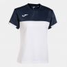 Детская теннисная футболка Joma Montreal, White-Navy