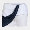 Детская теннисная юбка Joma Montreal, White-Navy