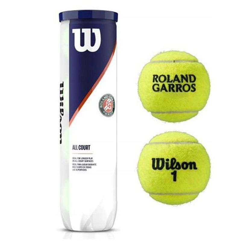 Теннисные мячи Wilson Roland Garros All Court в банке обложка Теннисные мячи Wilson Roland Garros All Court в банке