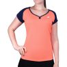 Футболка для девочек Babolat Play Cap Sleeve, Fluo Strike
