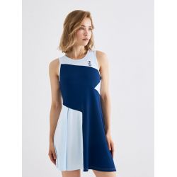 Женское теннисное платье 7/6 Nika Dress, Navy Peony-Ice Melt