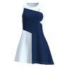 Женское теннисное платье 7/6 Nika Dress, Navy Peony-Ice Melt