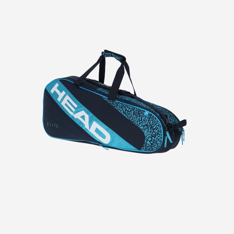 Теннисная сумка Head Elite 6R, Blue-Navy обложка Теннисная сумка Head Elite 6R, Blue-Navy