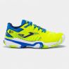 Детские теннисные кроссовки Joma Slam Clay, Yellow-Royal Blue