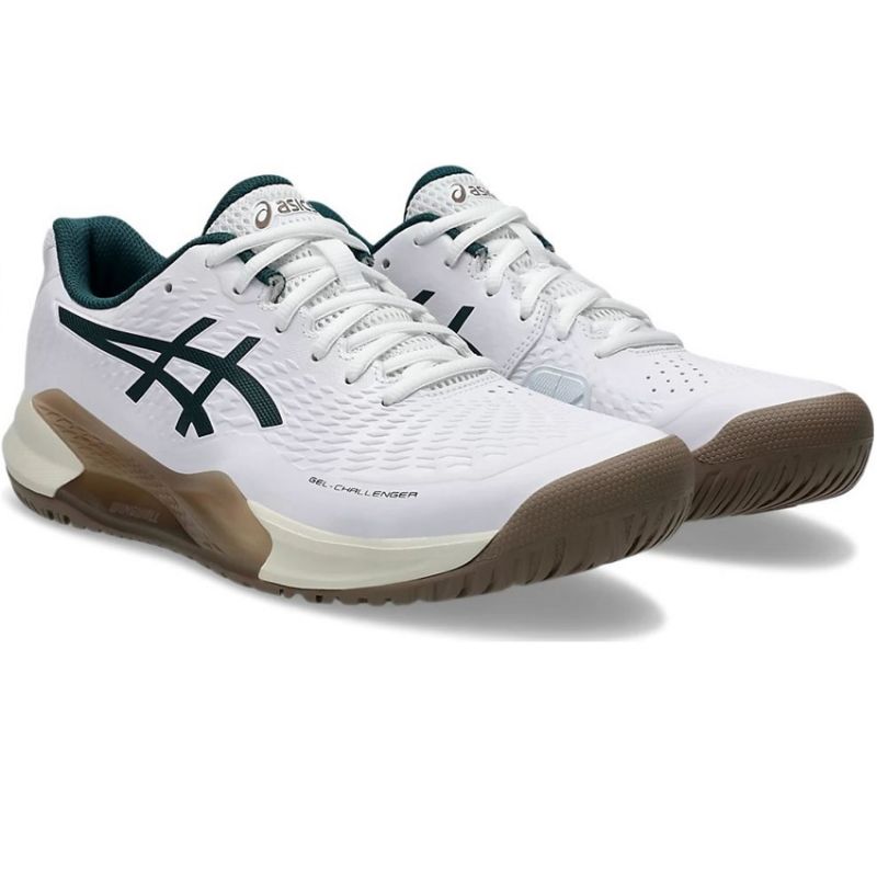 Теннисные кроссовки Asics Gel-Challenger 14, White-Saxon Green обложка Теннисные кроссовки Asics Gel-Challenger 14, White-Saxon Green