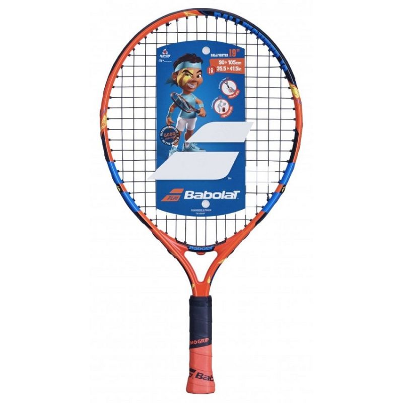 Детская теннисная ракетка Babolat Ballfighter 19, Orange\Blue обложка Детская теннисная ракетка Babolat Ballfighter 19, Orange\Blue