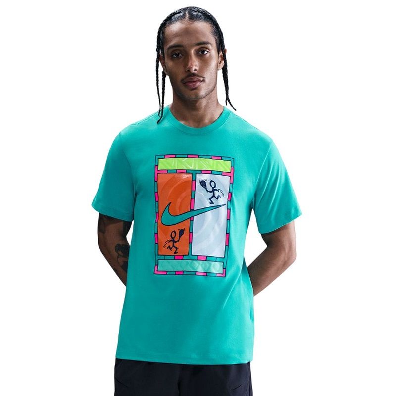 Мужская футболка Nike Dri-Fit Tee Court, Dusty Cactus