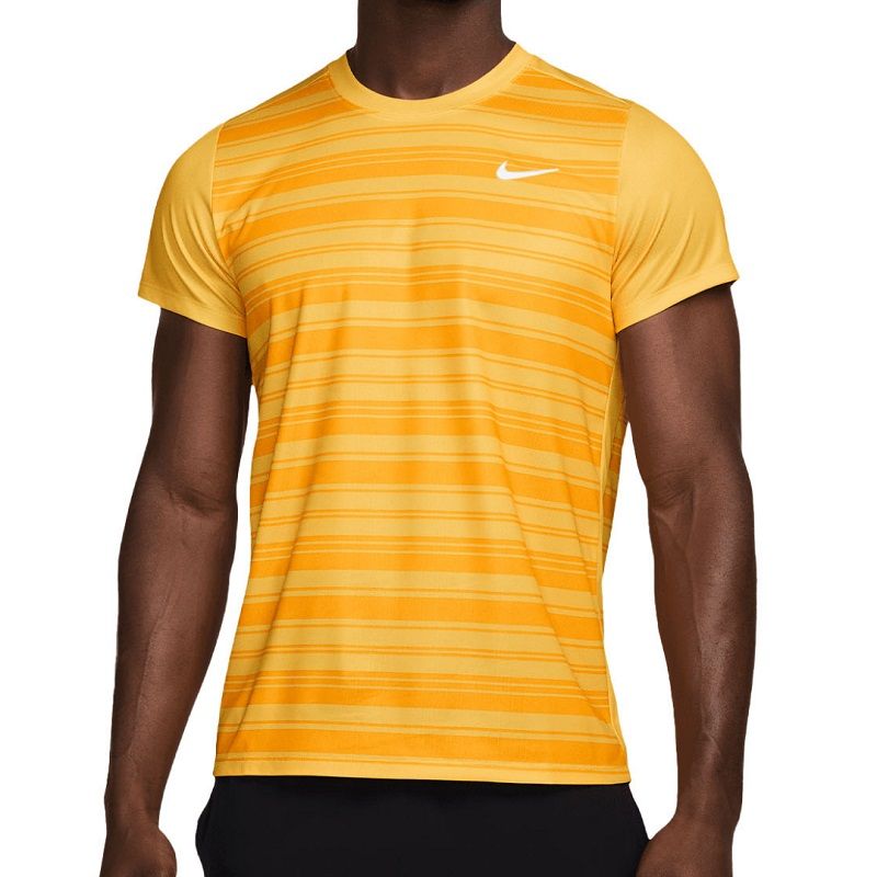 Мужская теннисная футболка Nike Court Victory, Topaz Gold-Sundial-White