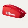 Сумка теннисная Wilson Super Tour 6R Red