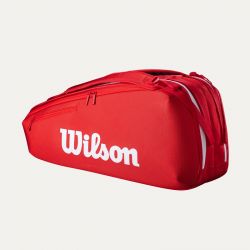 Сумка теннисная Wilson Super Tour 6R Red изображение 2 Сумка теннисная Wilson Super Tour 6R Red