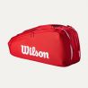 Сумка теннисная Wilson Super Tour 6R Red