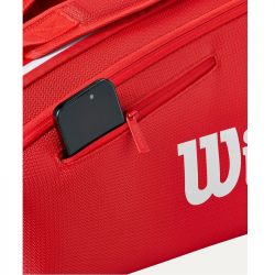 Сумка теннисная Wilson Super Tour 6R Red изображение 4 Сумка теннисная Wilson Super Tour 6R Red