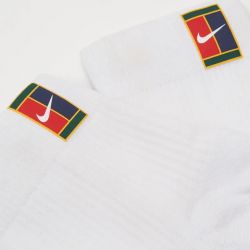 Теннисные носки Nike Court Multiplier Max Ankle, White, 2 пары