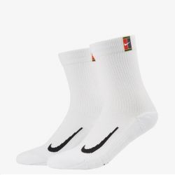 Теннисные носки Nike Court Multiplier Max Ankle, White, 2 пары