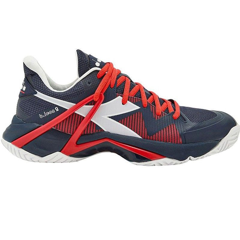 Мужские теннисные кроссовки Diadora B.Icon 2 AG, Red\Navy