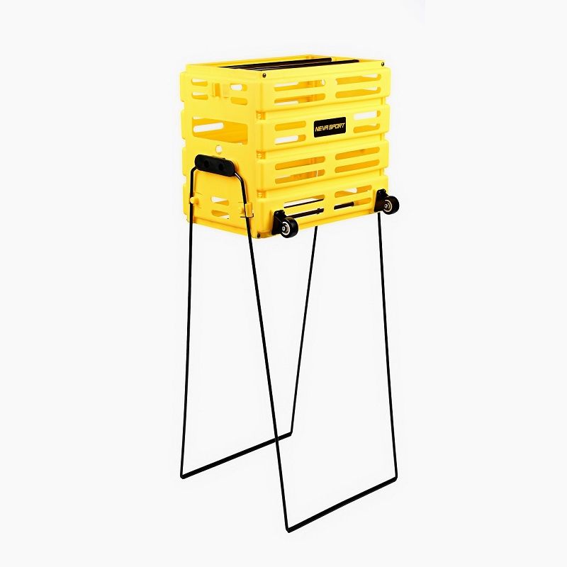 Корзина пластиковая Neva Sport для мячей, с колёсиками