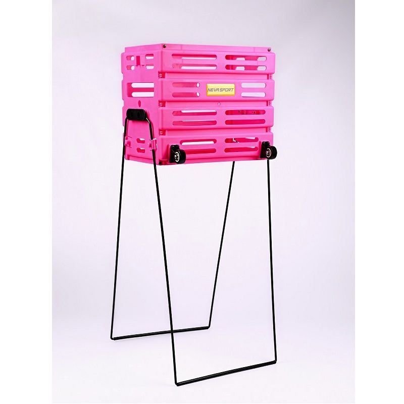 Корзина пластиковая Neva Sport для мячей, с колёсиками