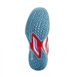 Детские теннисные кроссовки Babolat Jet Mach 3 AC, red\white