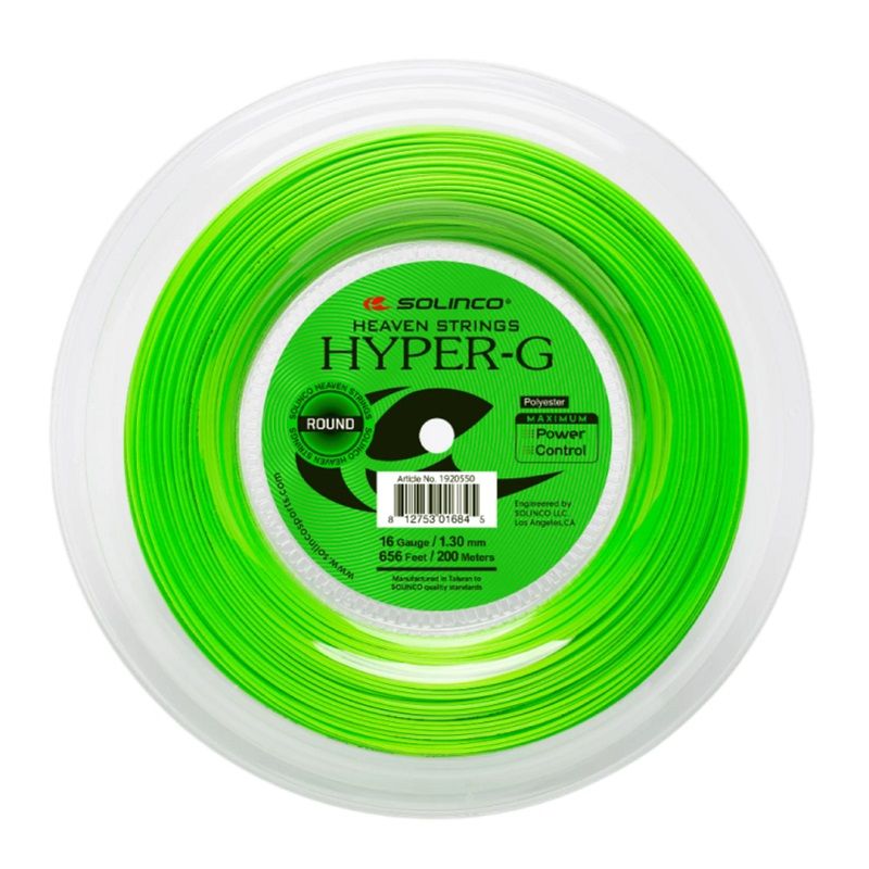 Теннисная струна Solinco Hyper-G Round в бобине 200 м