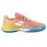 Женские теннисные кроссовки Babolat Jet Mach 3 AC, Coral/Gold Fusion