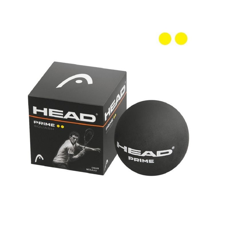 Мяч для сквоша Head Prime Two Yellow Dot
