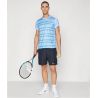 Мужская теннисная футболка Nike Court Victory Printed, Aluminium-Blue
