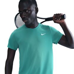 Мужская теннисная футболка Nike Victory, Washed Teal-White