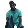 Мужская теннисная футболка Nike Victory, Washed Teal-White