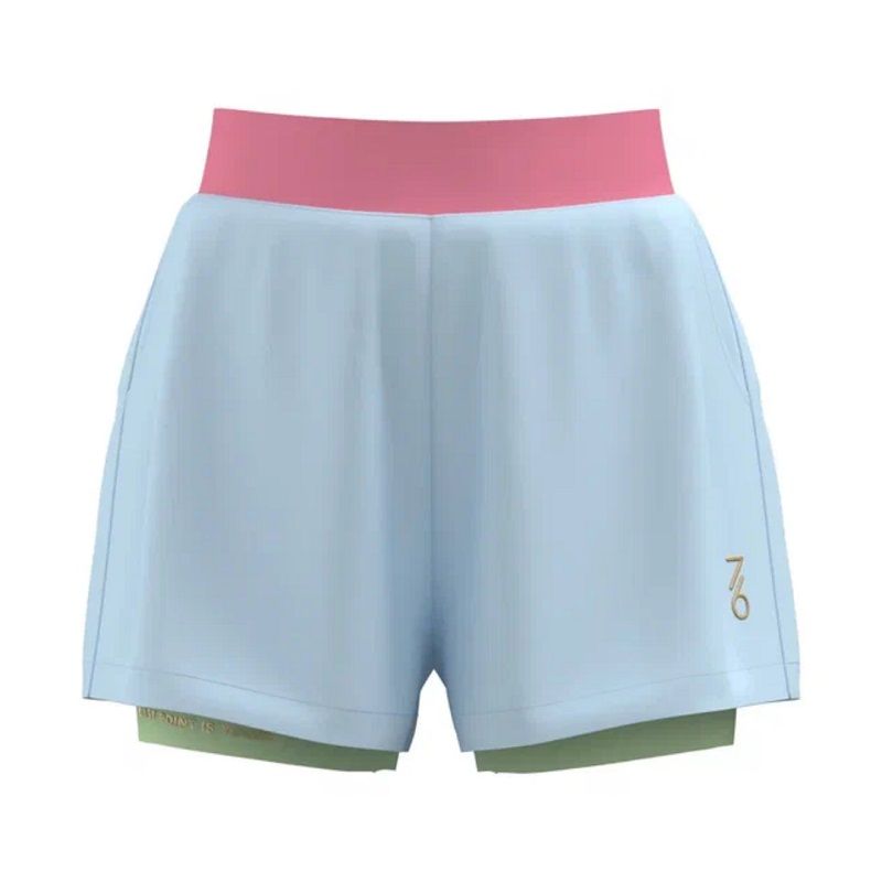Шорты для девочек 7/6 Poly Shorts, Blue/Green