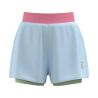 Шорты для девочек 7/6 Poly Shorts, Blue/Green