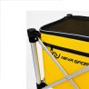 Корзина для мячей Neva Sport, 150 мячей, чёрная/жёлтая