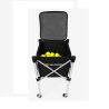 Корзина для мячей Neva Sport, 150 мячей, чёрная/жёлтая
