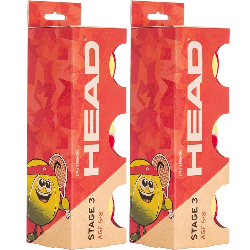 Детские теннисные мячи Head Stage 3 Red