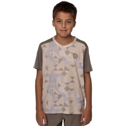 Детская футболка для тенниса Bidi Badu Paris V-Neck